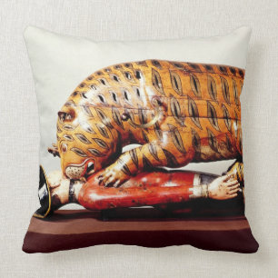 Almofada O tigre de Tipu, c.1790 (madeira)