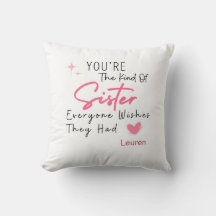 O tipo de Travesseiro decorativo Irmã - Gif Person