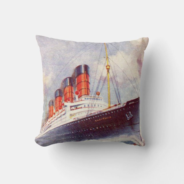 Almofada O Titanic pouco antes de afundar em 1912 (Frente)