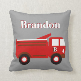 Almofada O travesseiro bonito do menino, Firetruck vermelho