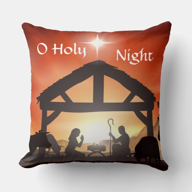 Almofada O Travesseiro da noite sagrada e reversível (Frente)