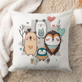 Almofada O travesseiro decorativo apresenta uma ilustração