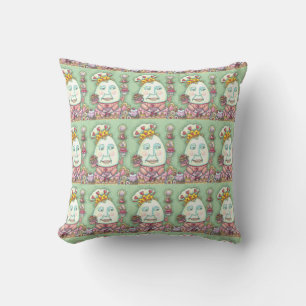 Almofada O TRAVESSEIRO DECORATIVO dos corações de Humpty