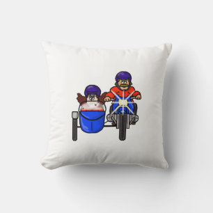 Almofada O travesseiro do casal da motocicleta do carro