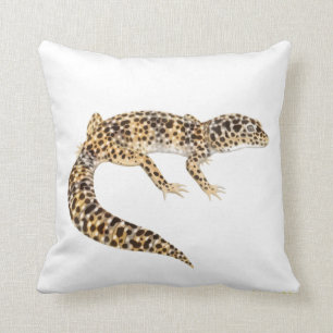 Almofada O travesseiro do lagarto do geco do leopardo