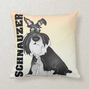 Almofada O travesseiro do Schnauzer