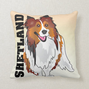 Almofada O travesseiro do Sheepdog de Shetland