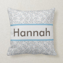 O travesseiro personalizado de Hannah