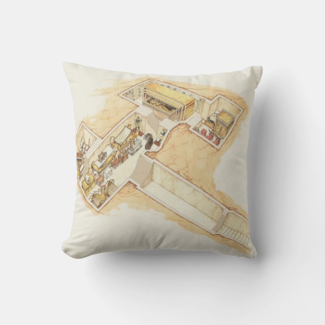 Almofada O túmulo de Tutankhamun (Frente)