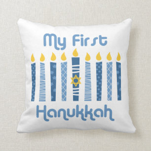 Almofada ø Velas de Hanukkah