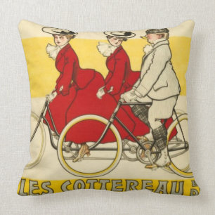 Almofada O vintage dá um ciclo Cottereau por René Vincent