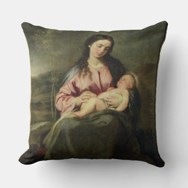Almofada O Virgin e a criança (Frente)