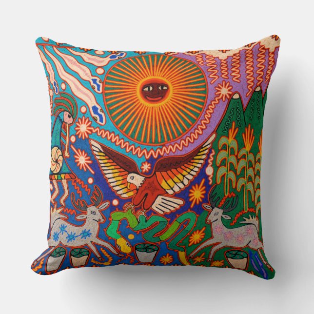 Almofada Oaxaca México, México, México, Maia Tribal Art Boh (Frente)