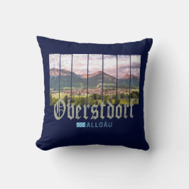 Almofada Oberstdorf Allgäu Vintage Bavaria Alemanha Souveni