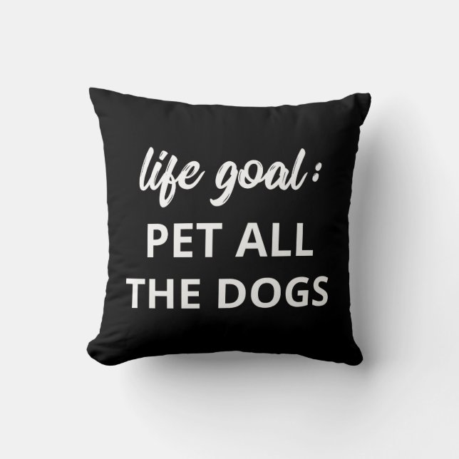 Almofada Objetivo da Vida: Pet All Dogs (Frente)