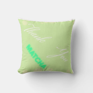 Almofada "Obrigado, matcha"