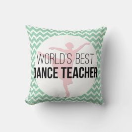 Almofada Obrigado personalizado Chevron do instrutor da