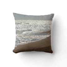 Ocean Beach Themed Travesseiro decorativo