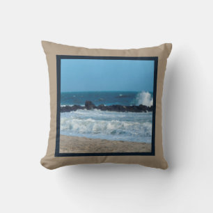 Almofada Ocean rocks praia Jersey Shore toalha da cozinha