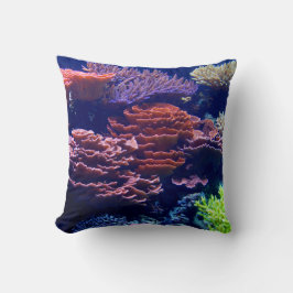 Almofada Oceano sob água, vida marinha, imagem real