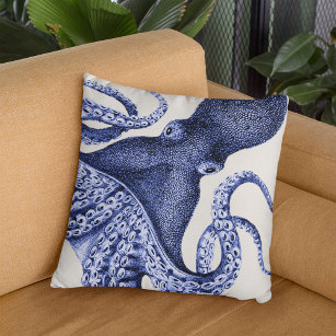 Almofada Octopus Azul Paisagem