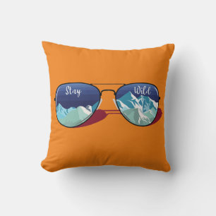 Almofada Óculos de sol das montanhas travesseiro decorativo