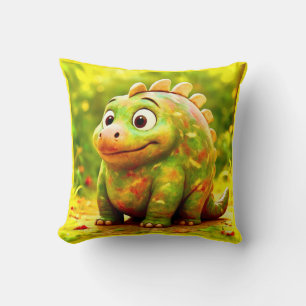 Almofada OddFriends - Poster de Dino Chubby Engraçado