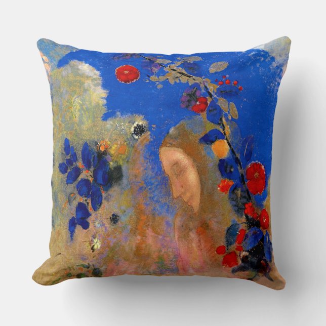 Almofada Odilon Redon - Perfil abaixo de um arco, (Frente)