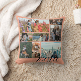 Almofada Oferta de Colagem de Fotos do Melhor Amigo Persona
