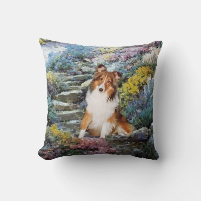Almofada Ofertas de arte Shetland Sheepdog (Frente)