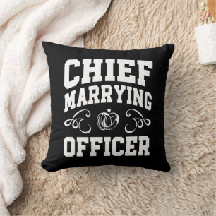 Almofada Oficial de Casamento Chefe - Designs de Celebrante
