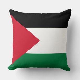 Almofada oficialmente pavilhão do Estado da Palestina
