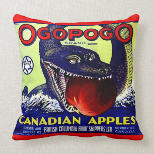 Almofada Ogopogo Maçãs canadianas fruta