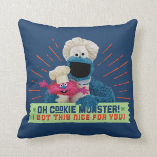 Almofada Oh Cookie Monster! Eu tenho isto bom para você
