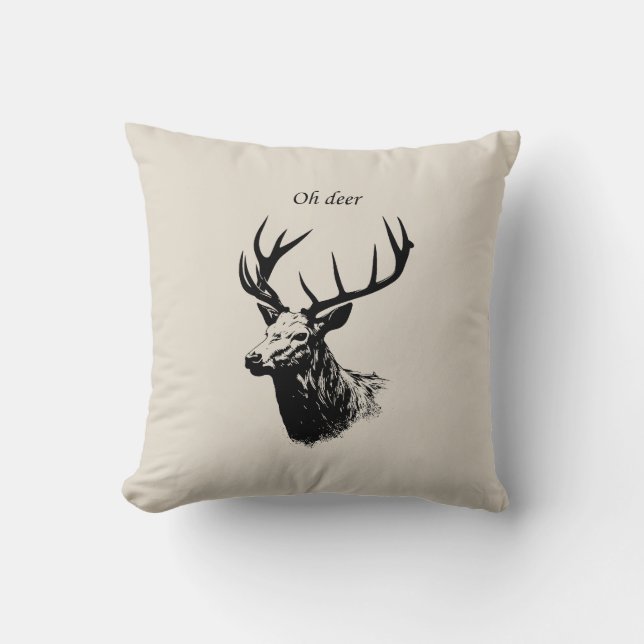 Almofada Oh Deer Reindeer (Frente)