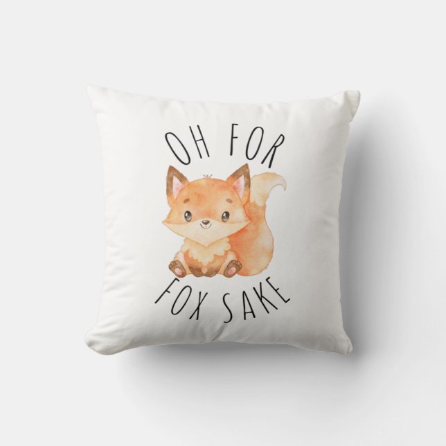 Almofada Oh para Fox Sake (Frente)