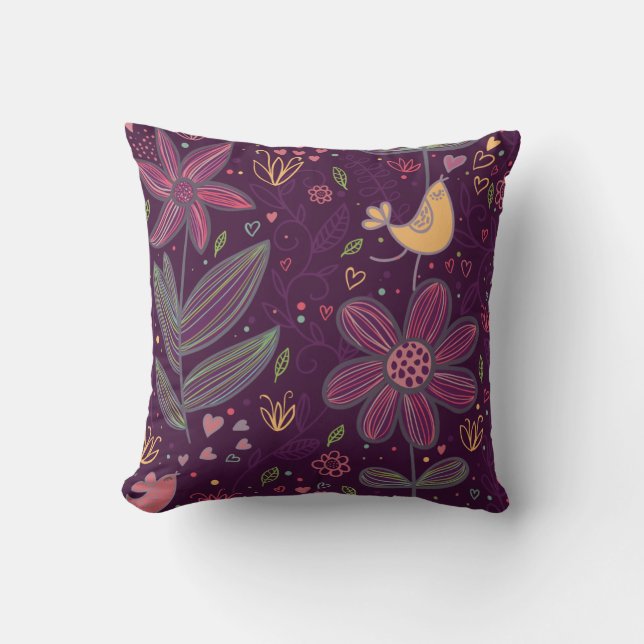 Almofada Oh passarinho amarelo (Frente)