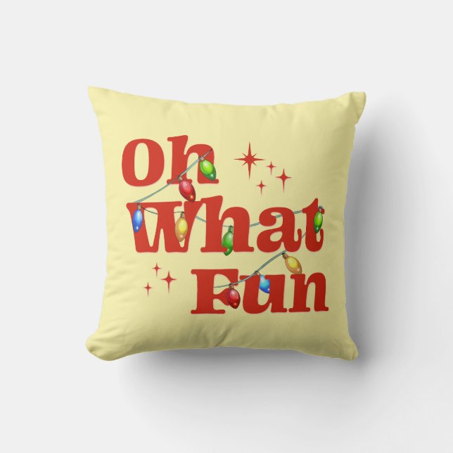 Almofada Oh What Fun Christmas  (Frente)
