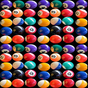 Almofada Oito Esferas Numeradas E Coloridas, Cushion