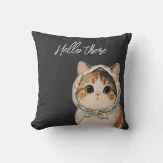 Almofada Olá aí gato fofo