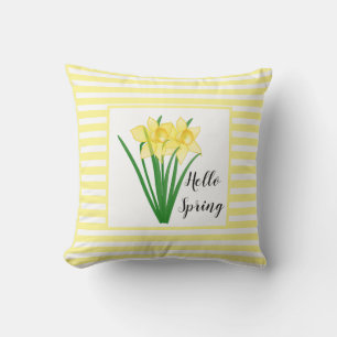 Almofada Olá Narciso Amarelo da Primavera