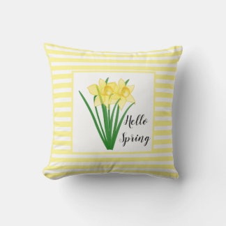 Almofada Olá Narciso Amarelo da Primavera