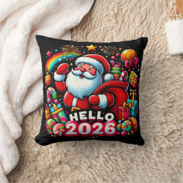 Almofada Olá Papai Noel Natal 2026 Ano Novo Personalizado