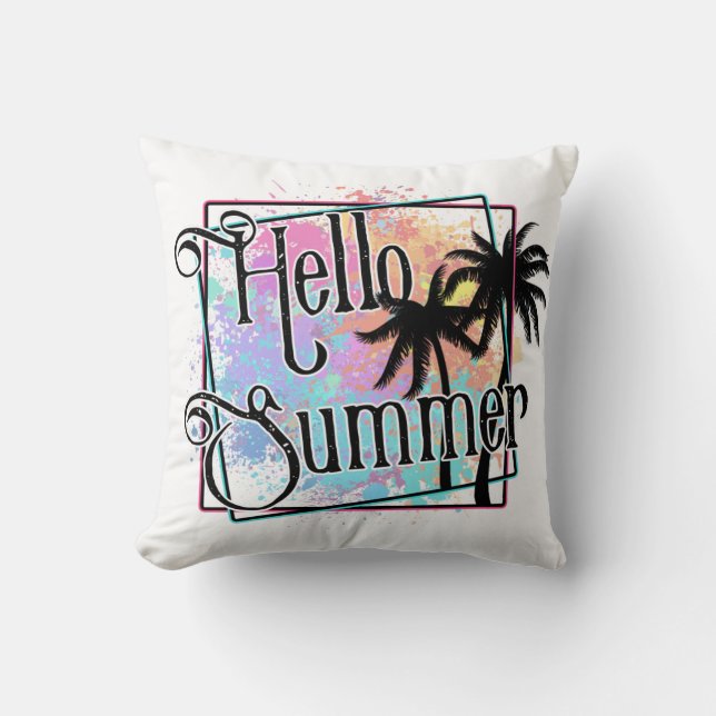 Almofada Olá verão (Frente)