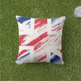 Almofada Old Vintage Grunge Reino Unido Flag Union Jack