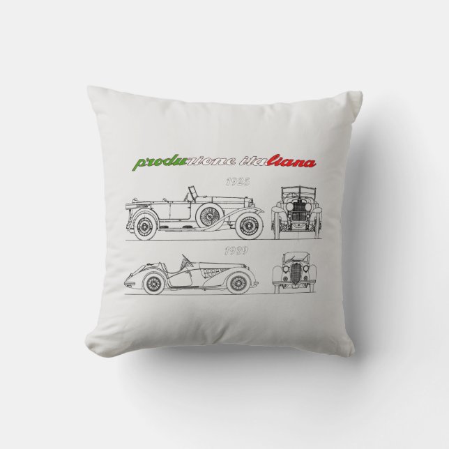 Almofada Oldtimer Amore Motore Alfa Romeo (Frente)
