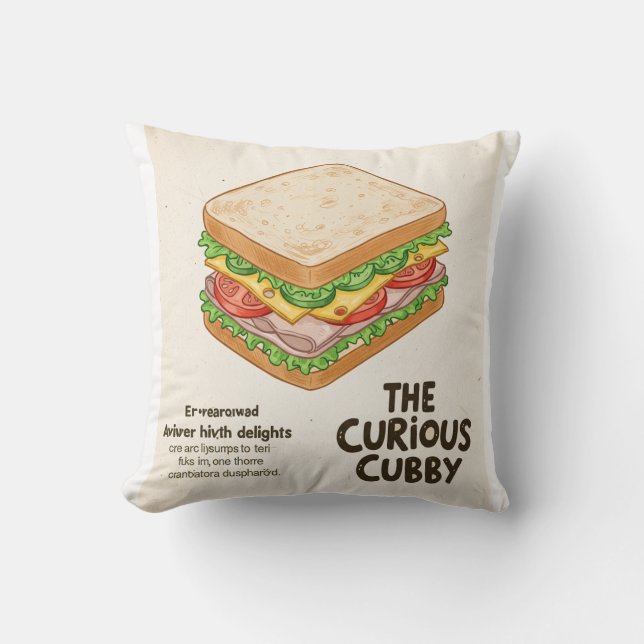 Almofada Olhando atrás das portas (Frente)