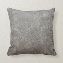 Olhar de couro cinzento à moda