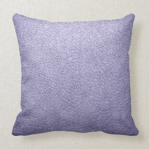 Almofada Olhar de couro elegante da lavanda