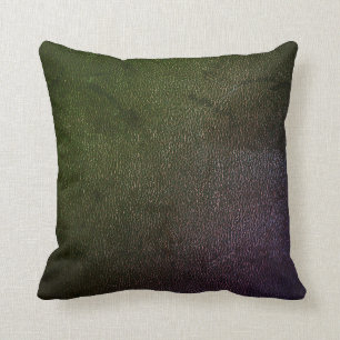 Almofada Olhar de Couro Elegante Verde